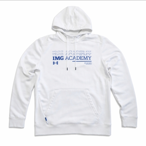 kids white hoodie under armour - Picture 2 of 8